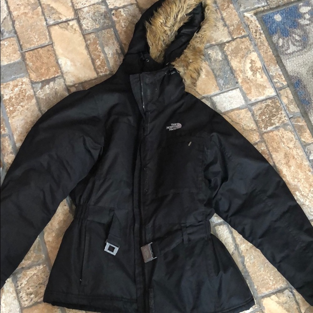North face black jacket size large